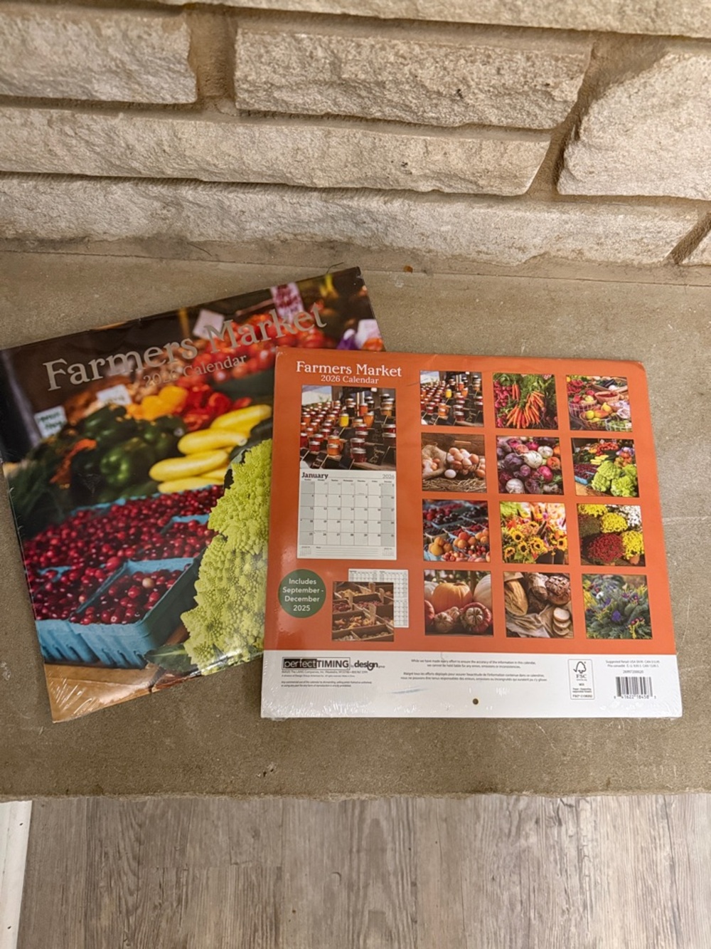 BOGO Farmers Market 2026 Wall Calendar -